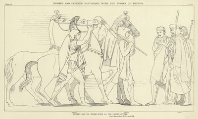 Diomed and Ulysses Returning with the Spoils of Rhesus by John Flaxman